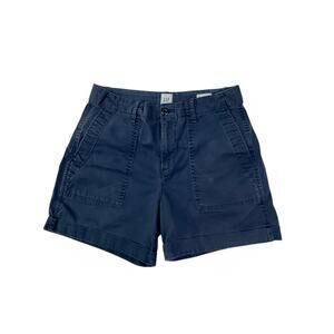 GAP Women's Blue Utility Khaki Shorts Size 4